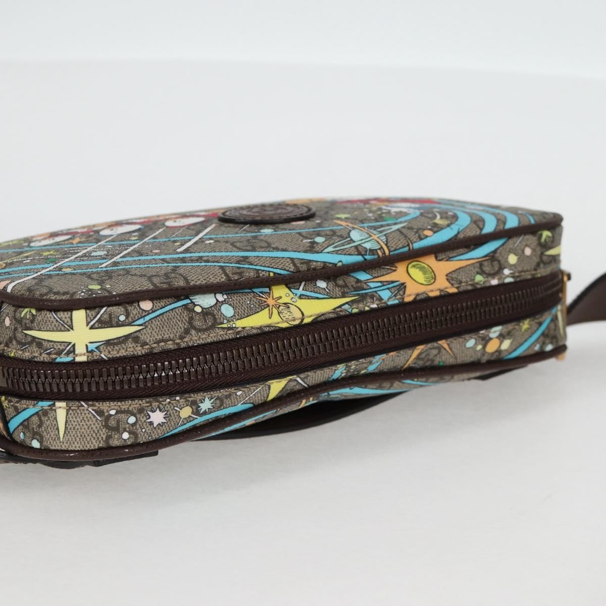Gucci Disney Donald Duck Belt Bag Printed Gg Coated Canvas Beige Pvc Shoulder Bag Bag