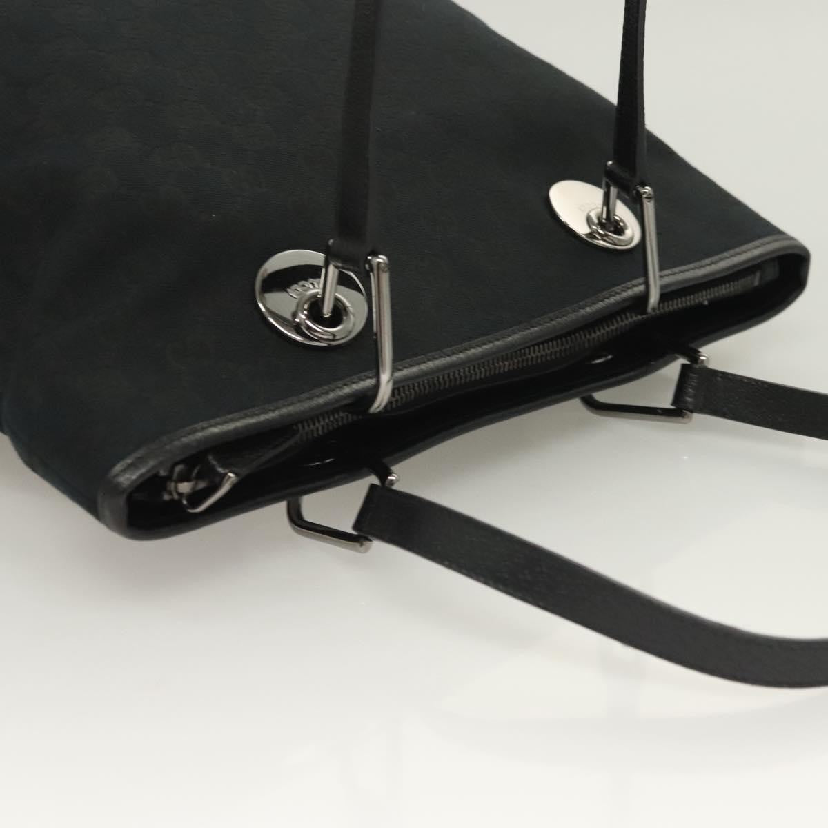 Gucci Eclipse Tote Gg Canvas Black Canvas Tote Bag Bag