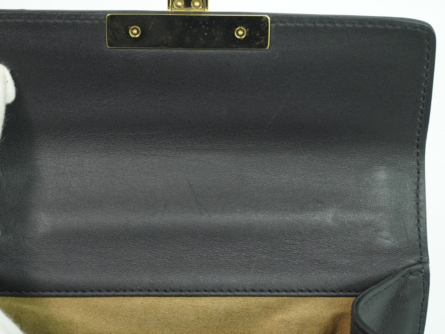 Gucci Padlock Shoulder Bag Leather Black Leather Shoulder Bag Bag
