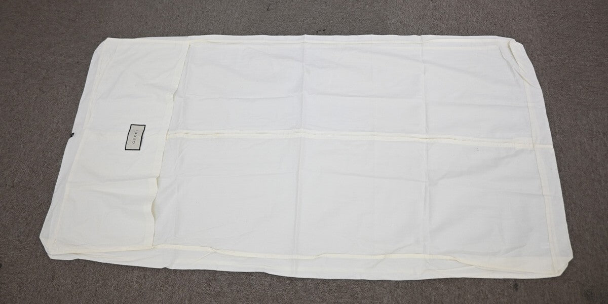 Gucci Garment Cases Canvas And Cotton Beige Canvas Bag
