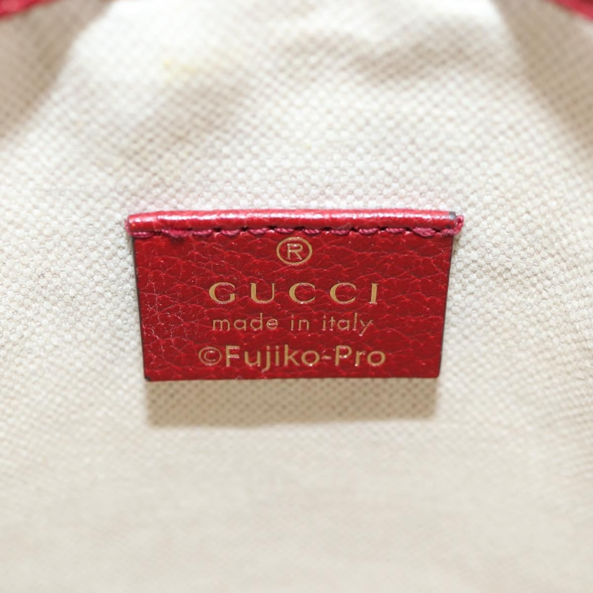 Gucci Doraemon Bucket Bag Printed Mini Gg Coated Canvas Beige Pvc Bag
