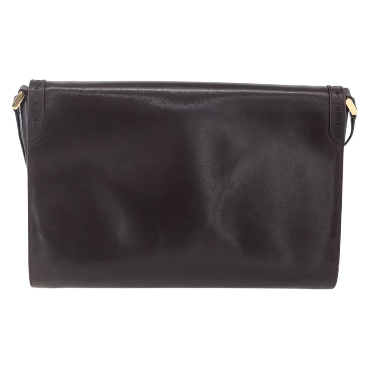 Gucci Shoulder Bag Leather Brown Leather Shoulder Bag Bag