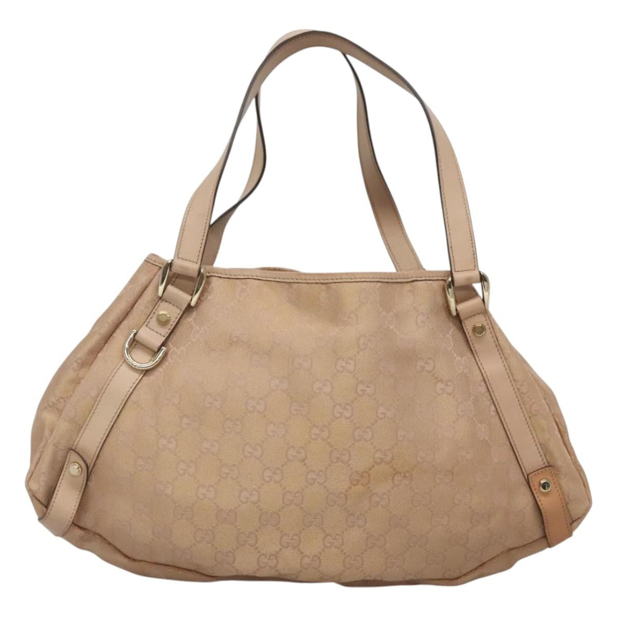 Gucci Abbey Shoulder Bag Gg Canvas Beige Canvas Tote Bag Bag