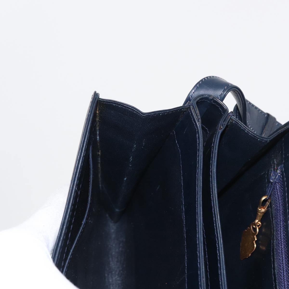 Gucci Shoulder Bag Leather Navy Leather Shoulder Bag Bag