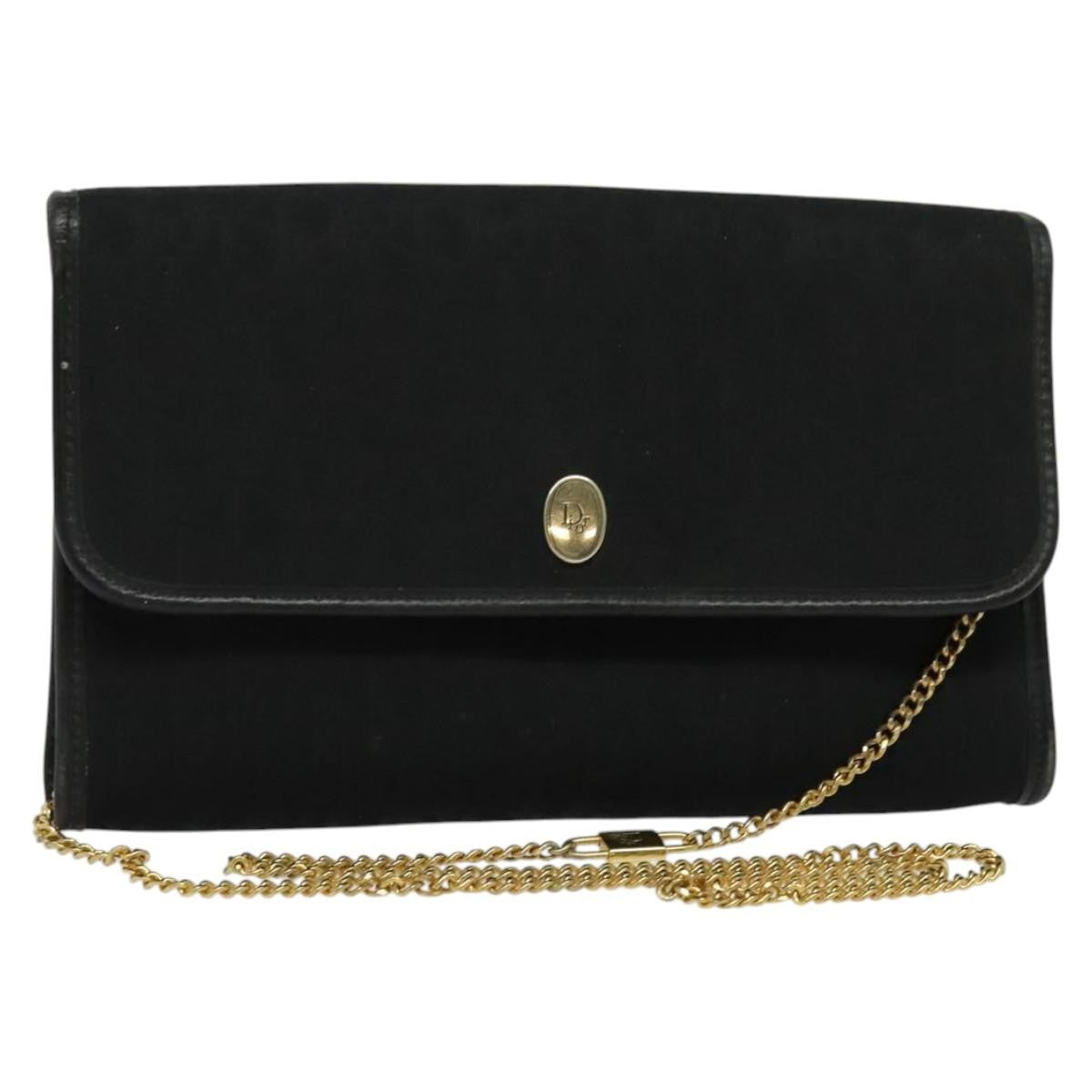 Dior Crossbody Bag Christian Trotter Shoulder Bag Bag Canvas Black Flap