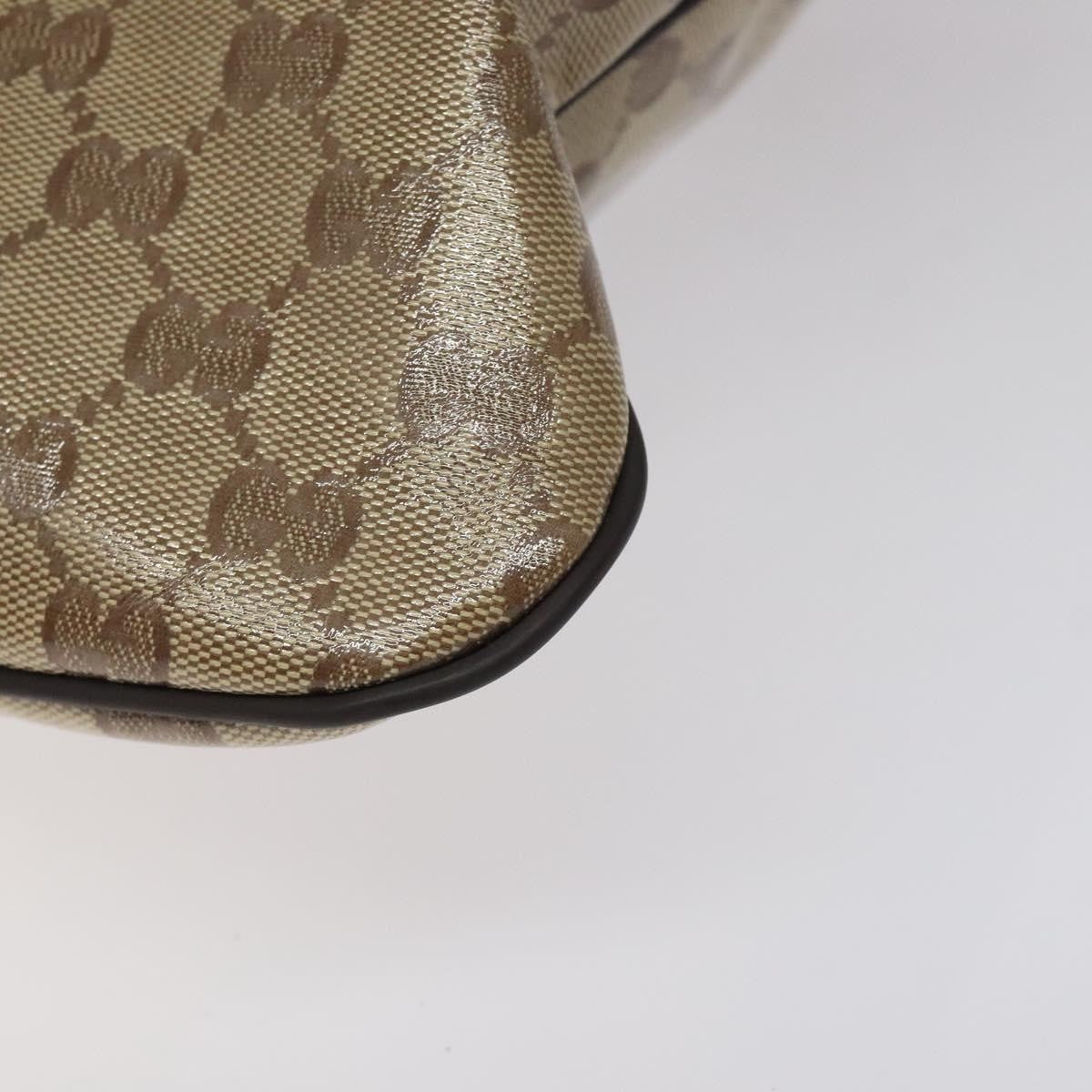 Gucci Flap Messenger Bag (Outlet) Gg Coated Canvas Beige Canvas Shoulder Bag Bag