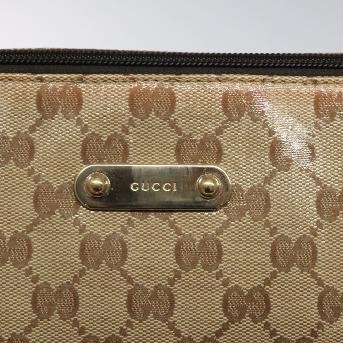 Gucci Flap Messenger Bag (Outlet) Gg Coated Canvas Beige Canvas Shoulder Bag Bag