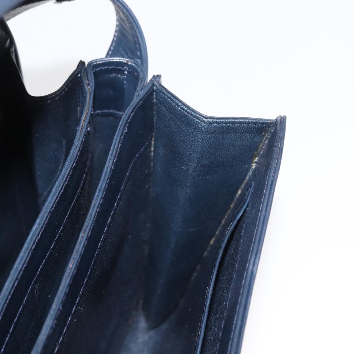 Gucci Shoulder Bag Leather Navy Leather Shoulder Bag Bag