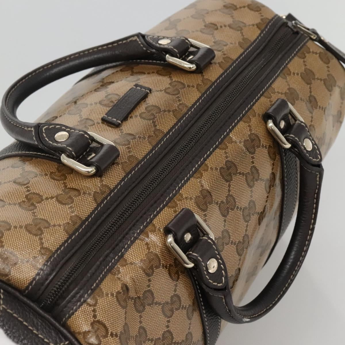 Gucci Joy Boston Bag Gg Imprime Beige Canvas Travel Bag Bag