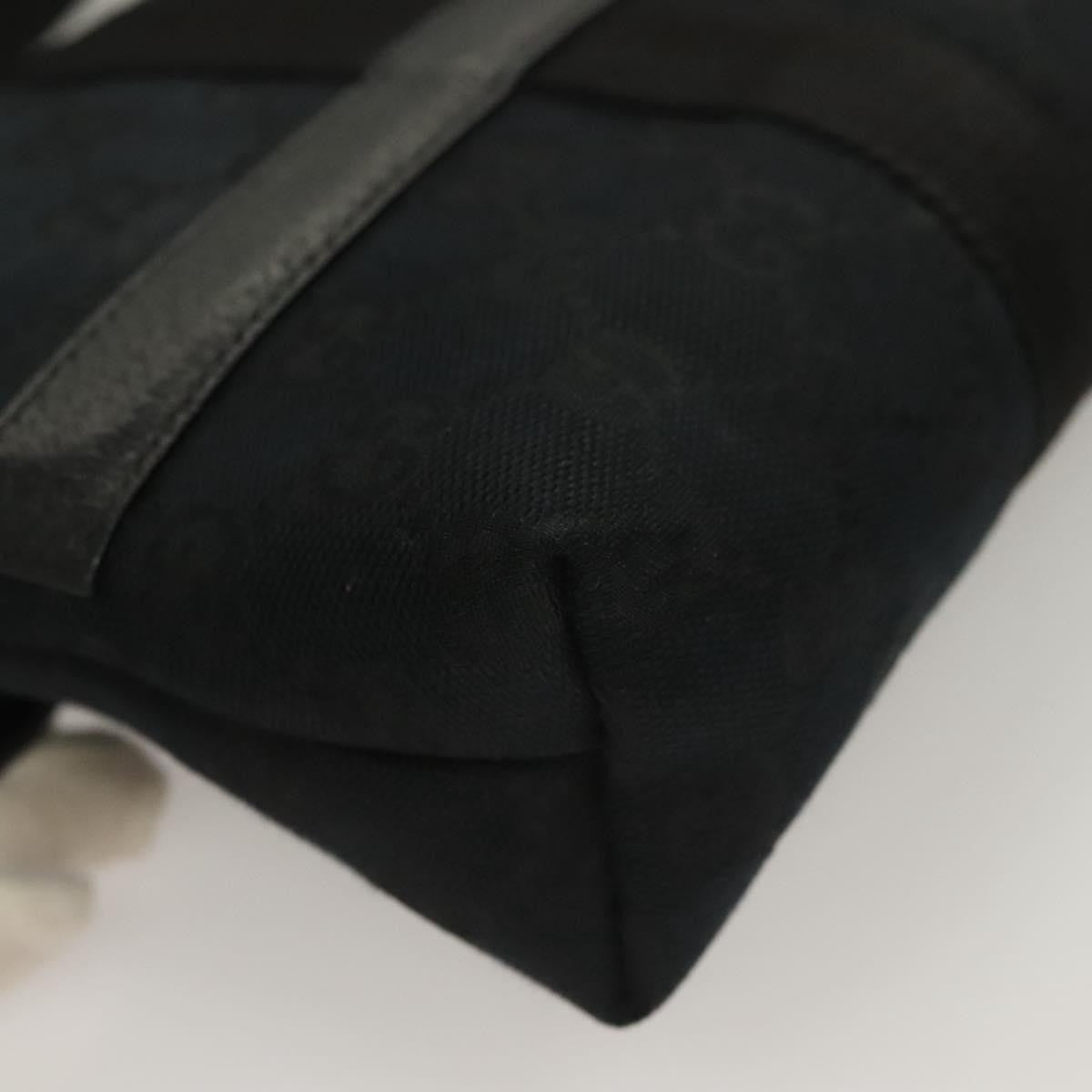 Gucci Buckle Belt Bag Gg Canvas Black Canvas Bag