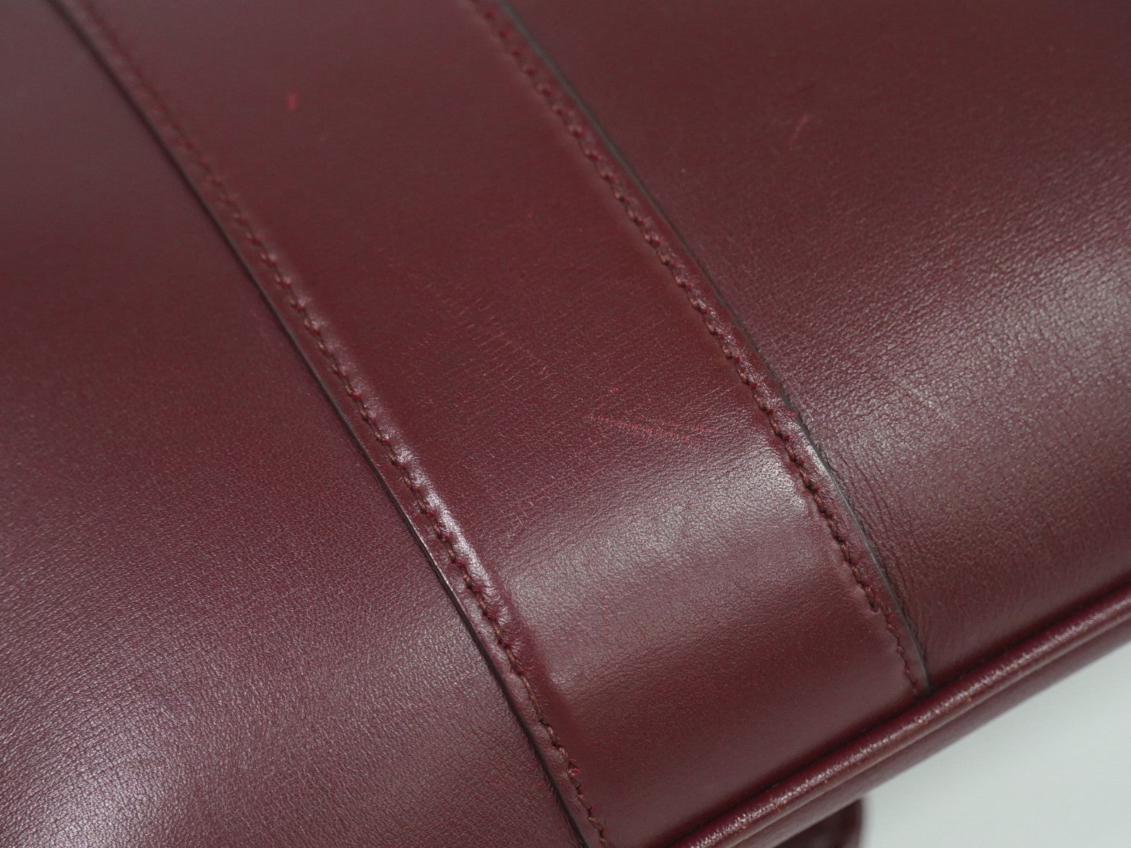 Gucci Arli Shoulder Bag Leather Burgundy Leather Bag