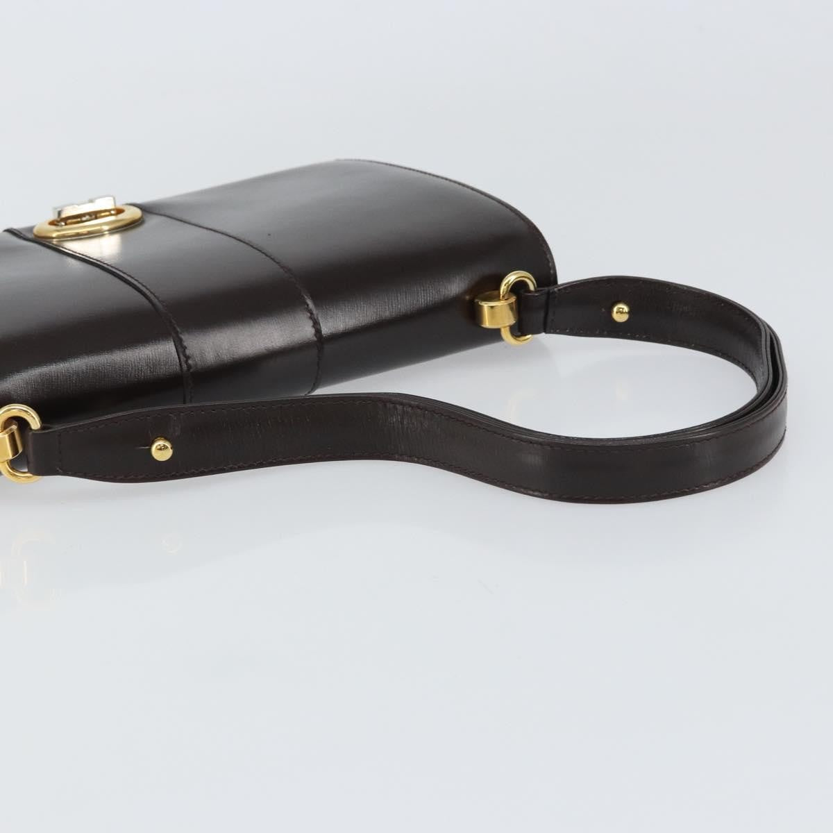 Gucci Shoulder Bag Leather Brown Leather Shoulder Bag Bag