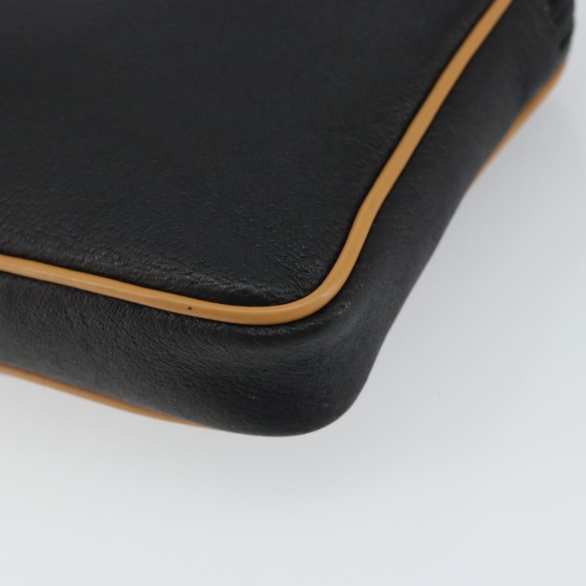 Gucci Clutch Bag Leather Black Leather Clutche & Pouche Bag