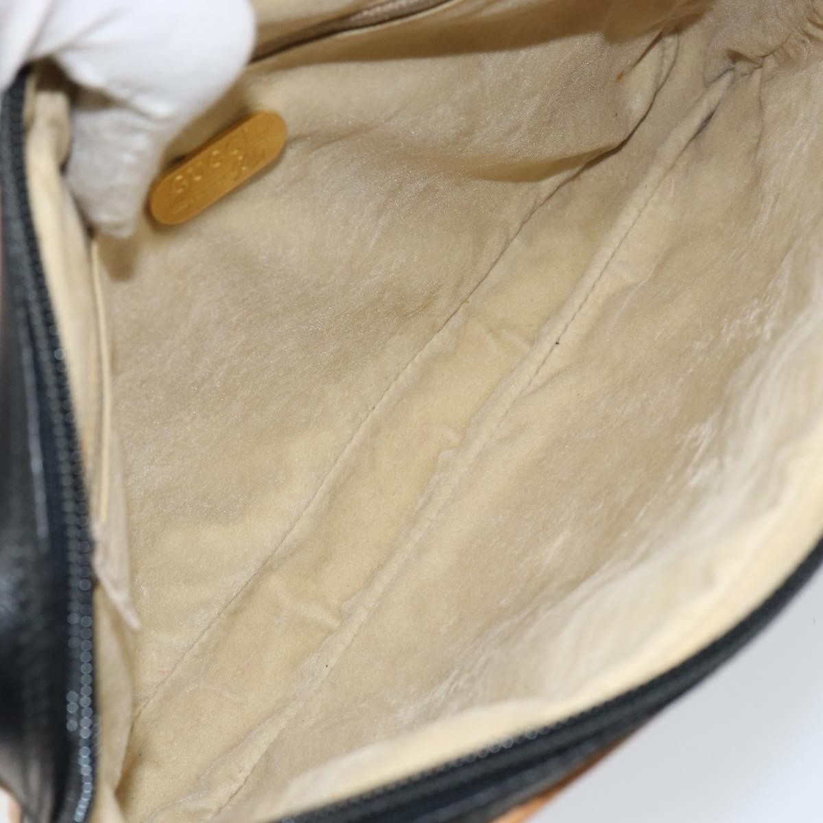 Gucci Clutch Bag Leather Black Leather Clutche & Pouche Bag
