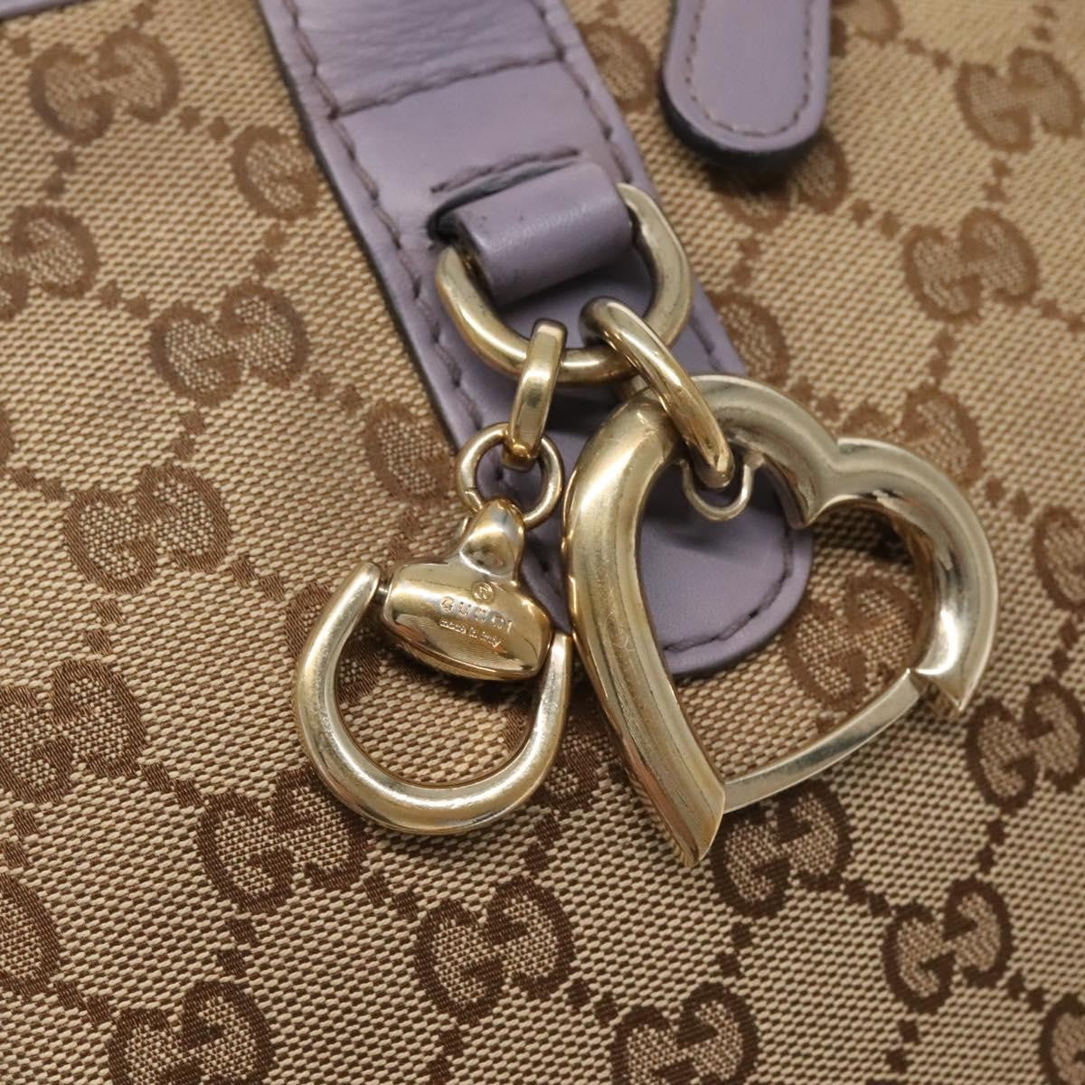 Gucci Convertible Belted Tote Gg Canvas With Leather Beige Canvas Tote Bag Bag