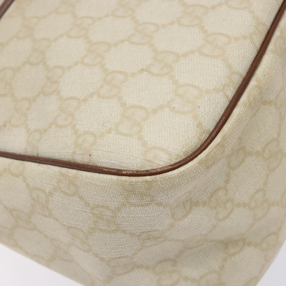 Gucci Gg Supreme Handbag Gg Canvas White Pvc Handbag