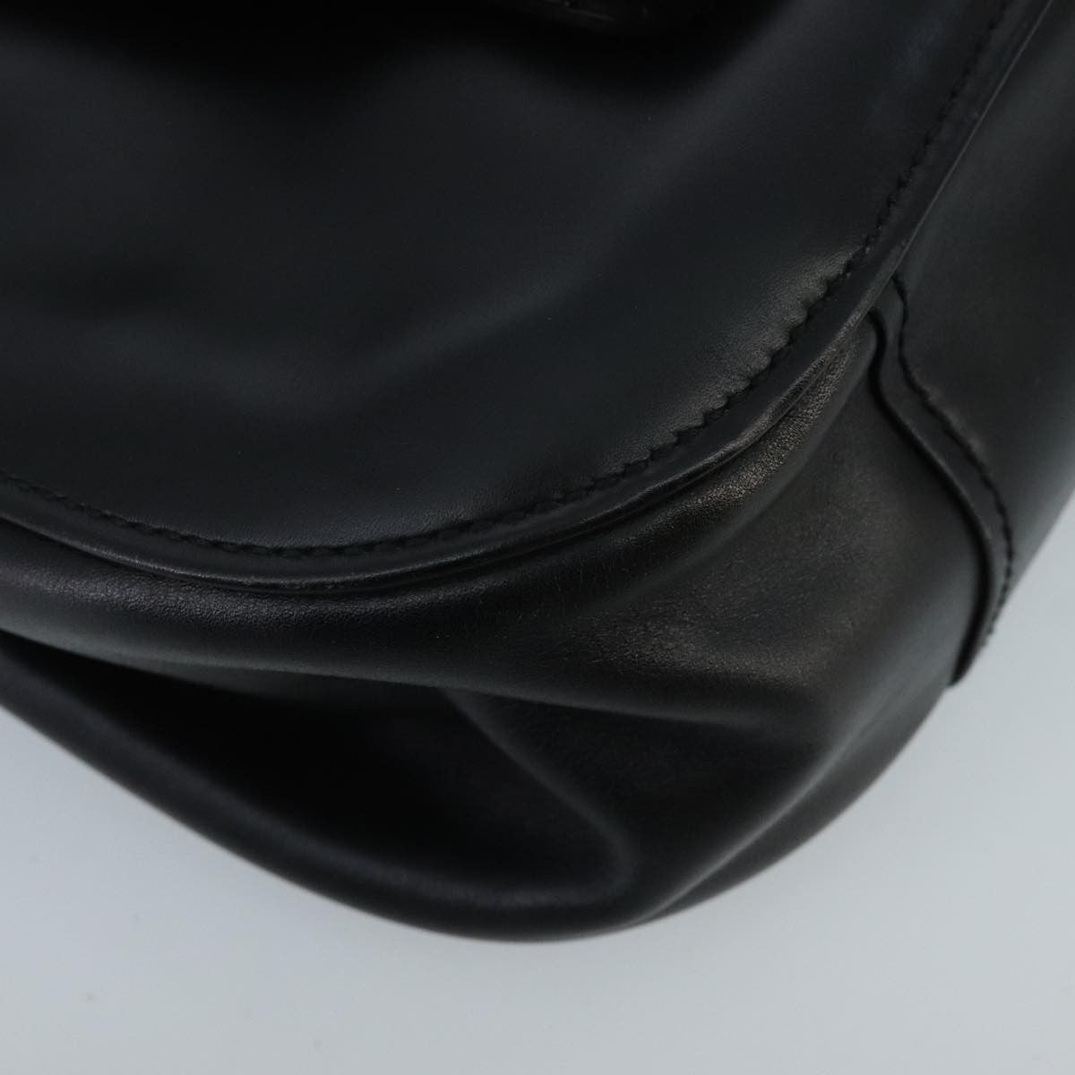 Gucci Shoulder Bag Leather Black Leather Shoulder Bag Bag