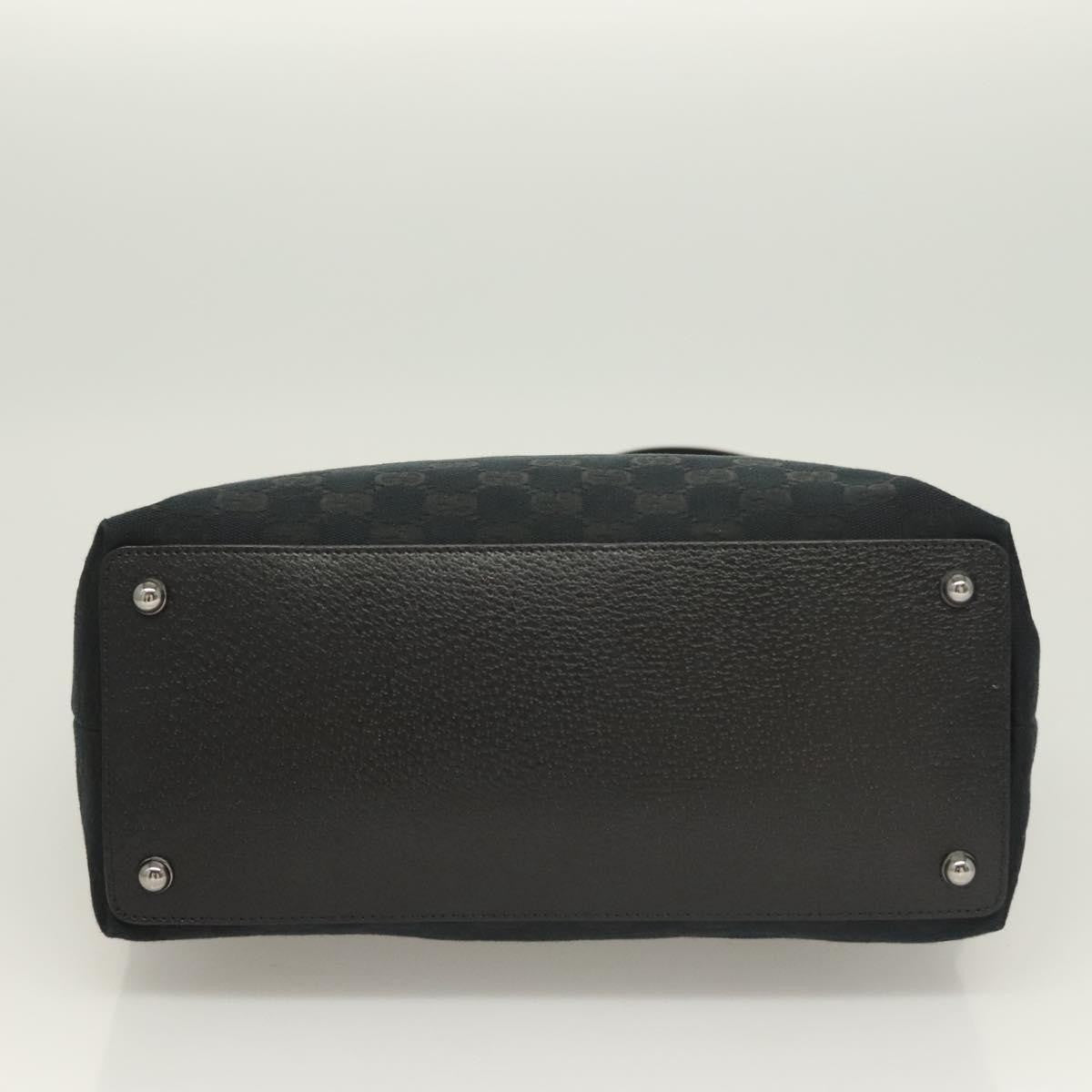 Gucci Eclipse Tote Gg Canvas Black Canvas Tote Bag Bag