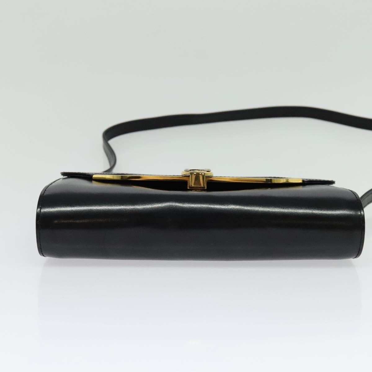 Gucci Shoulder Bag Leather Black Leather Shoulder Bag Bag