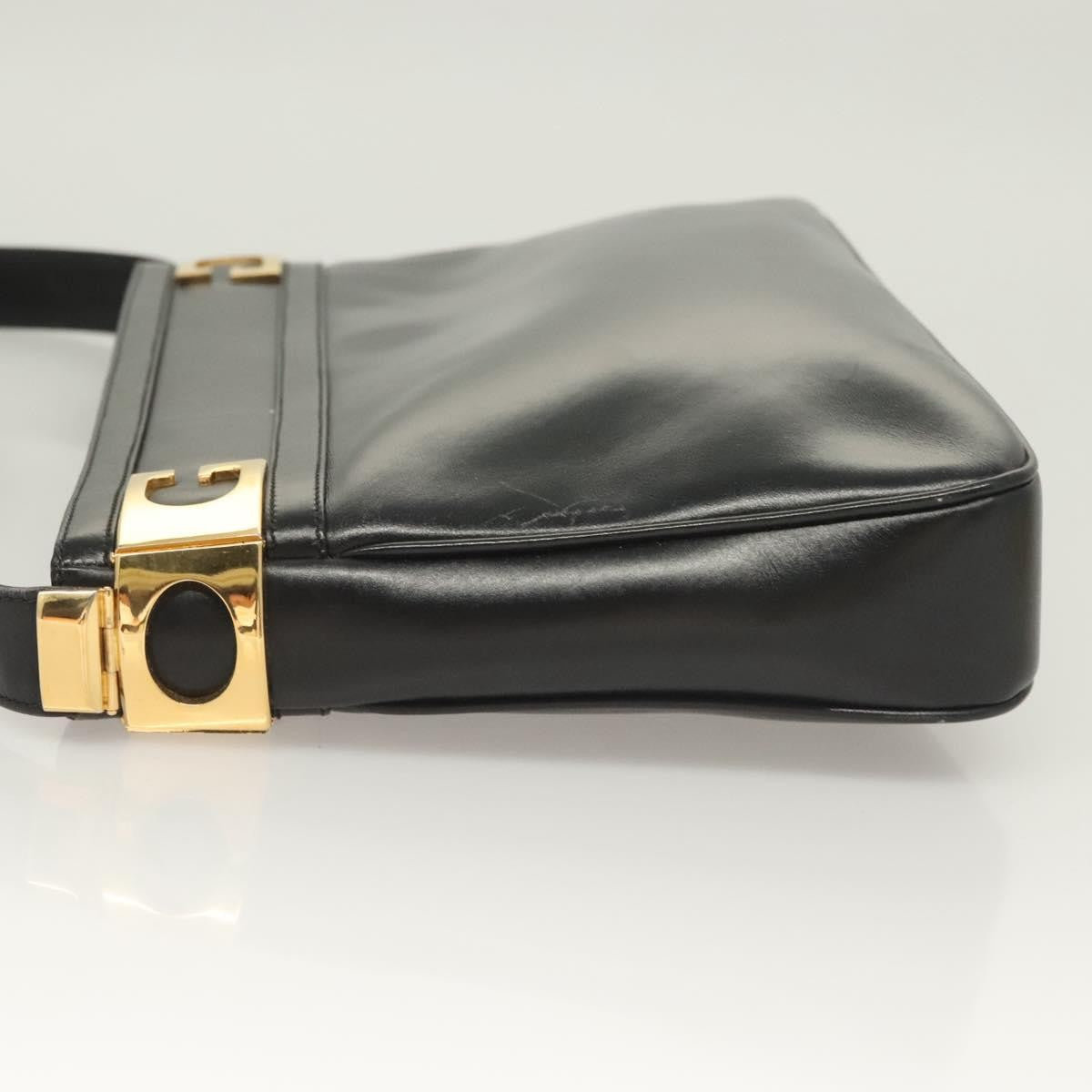 Gucci Shoulder Bag Leather Black Leather Shoulder Bag Bag