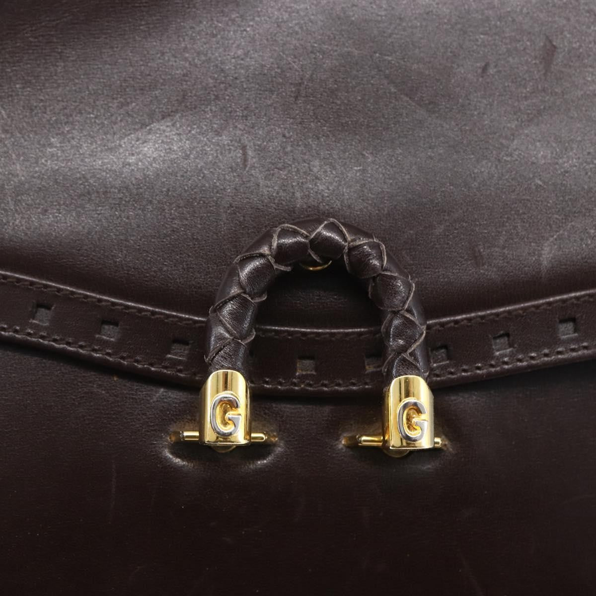 Gucci Shoulder Bag Leather Brown Leather Shoulder Bag Bag