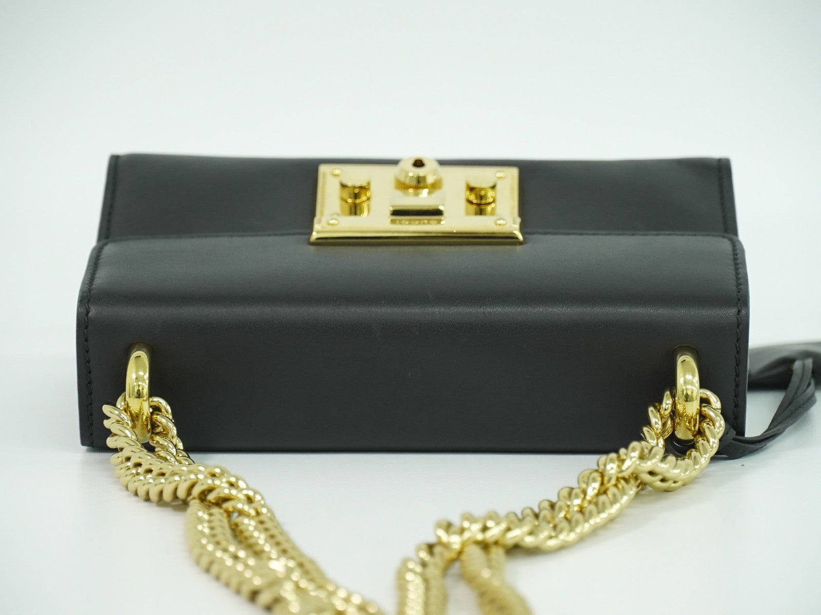 Gucci Padlock Shoulder Bag Leather Black Leather Shoulder Bag Bag