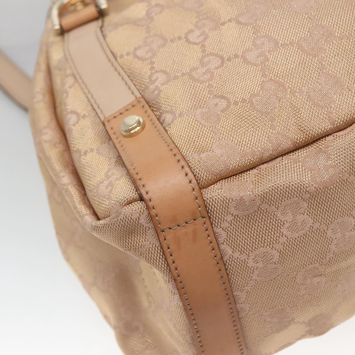 Gucci Abbey Shoulder Bag Gg Canvas Beige Canvas Tote Bag Bag