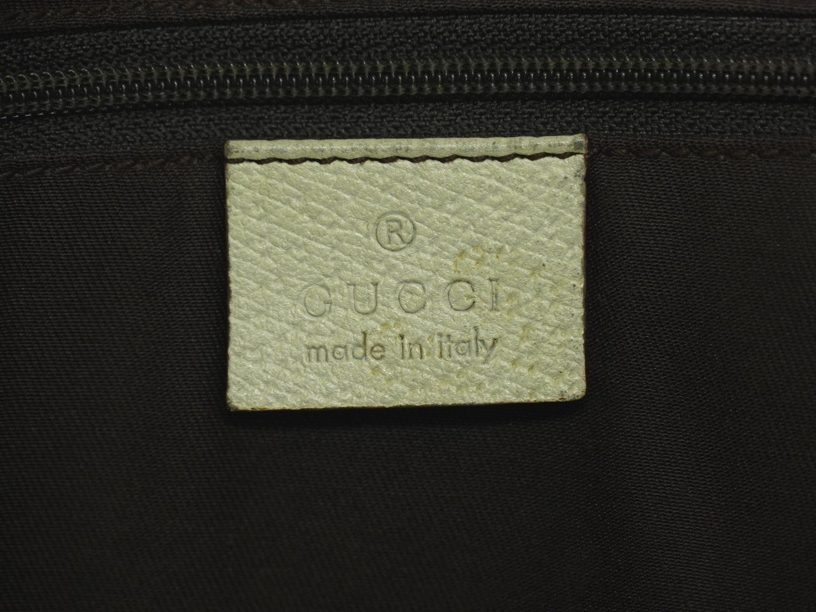 Gucci Abbey Leather With Gold Hardware Ecru Leather Tote Bag Bag