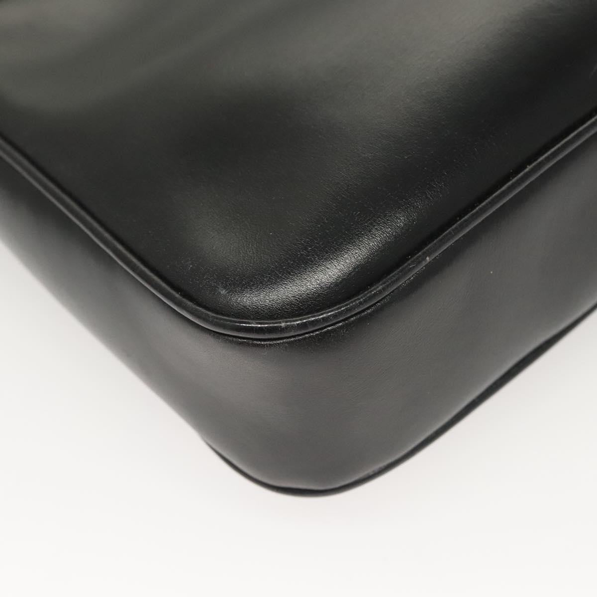 Gucci Shoulder Bag Leather Black Leather Shoulder Bag Bag