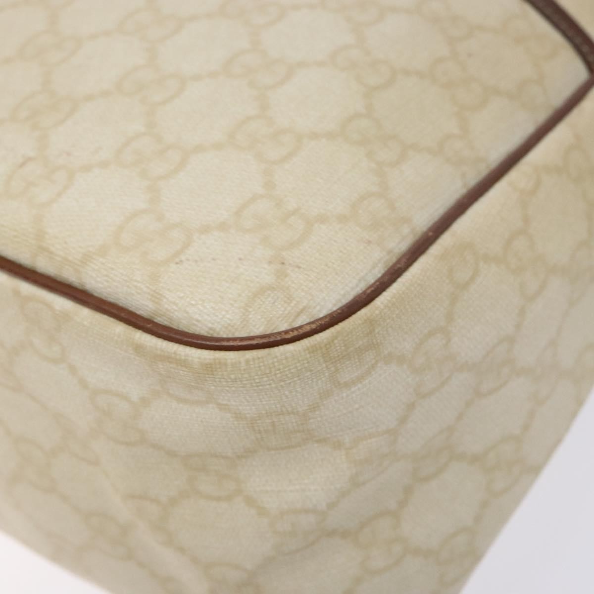 Gucci Gg Supreme Handbag Gg Canvas White Pvc Handbag