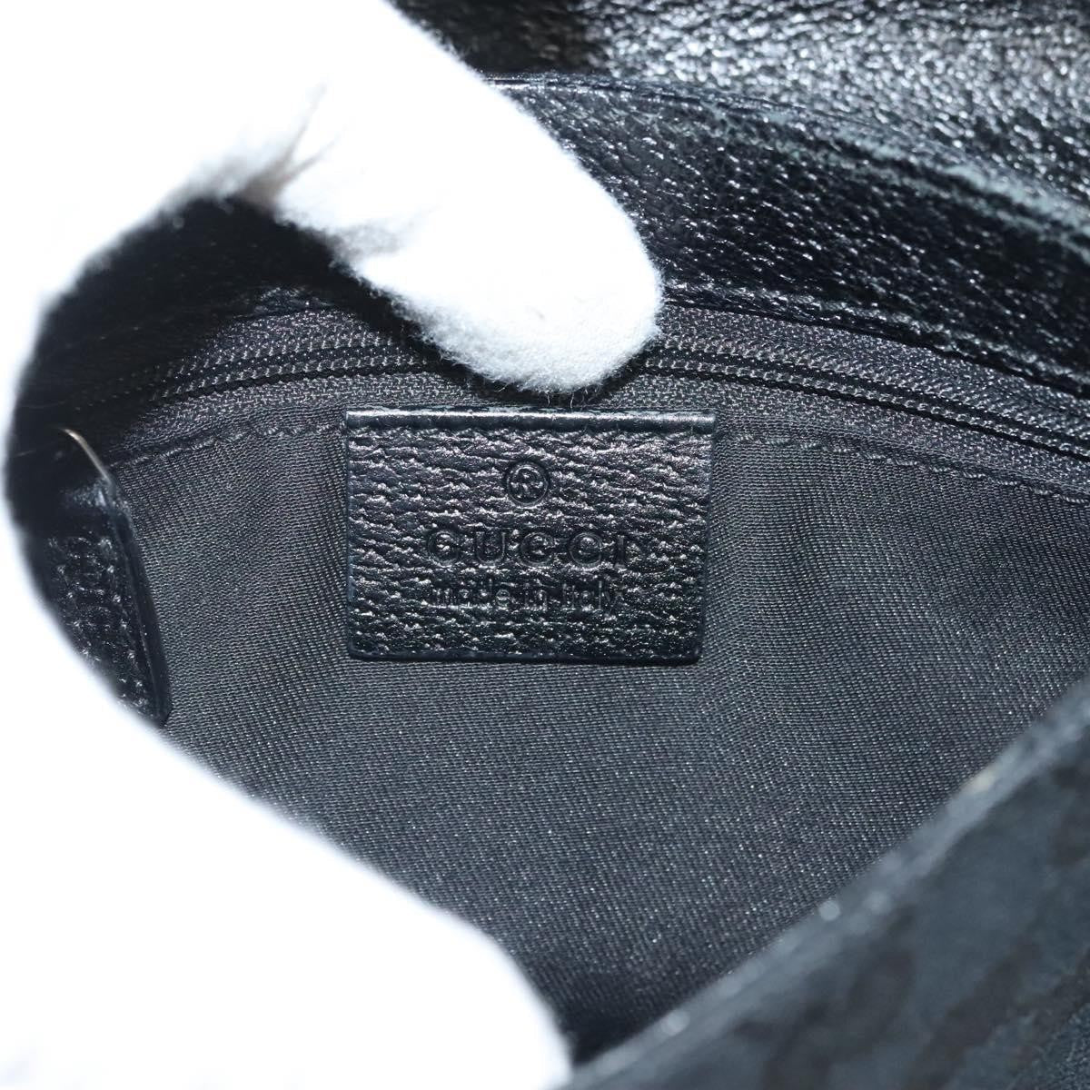 Gucci Buckle Belt Bag Gg Canvas Black Canvas Bag