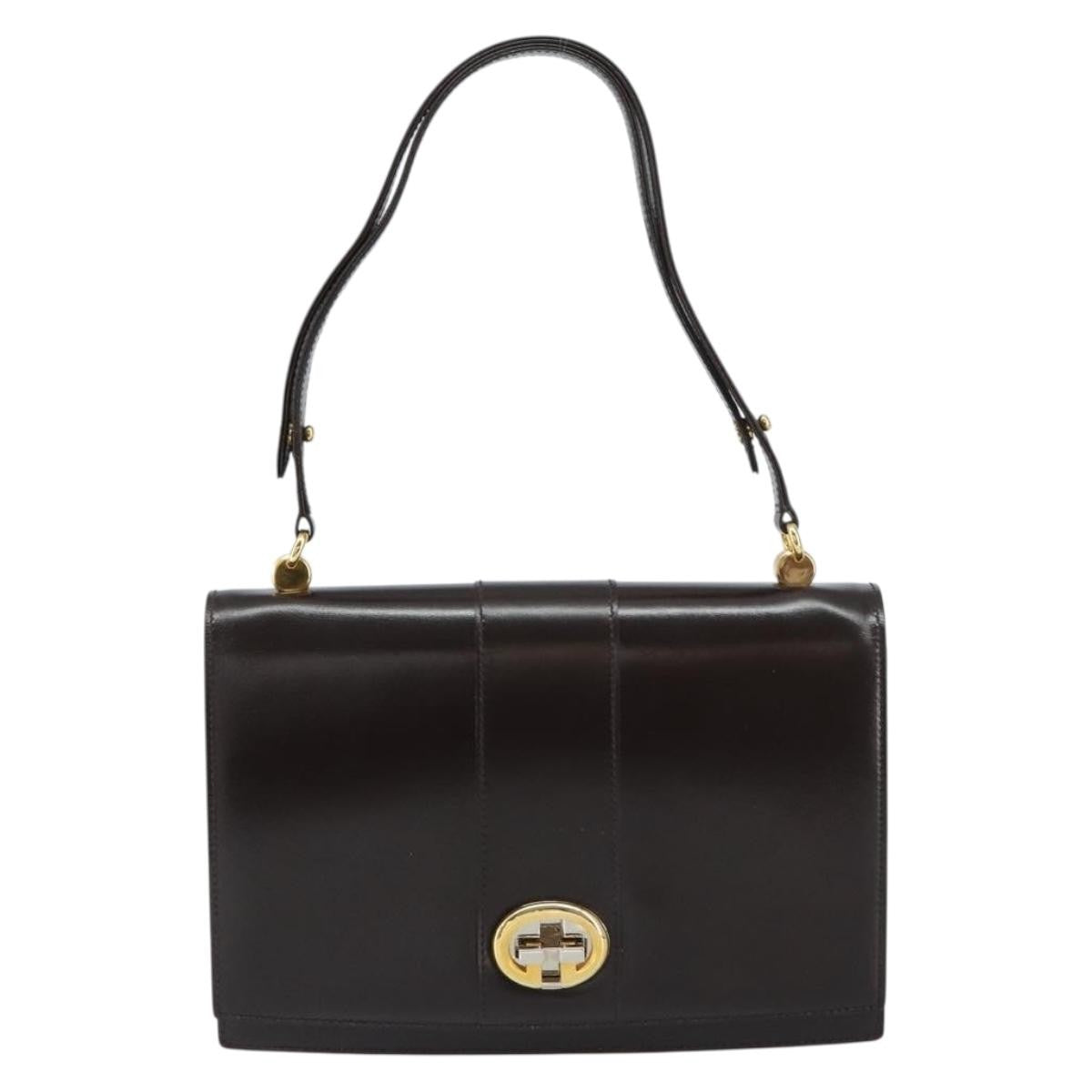 Gucci Shoulder Bag Leather Brown Leather Shoulder Bag Bag
