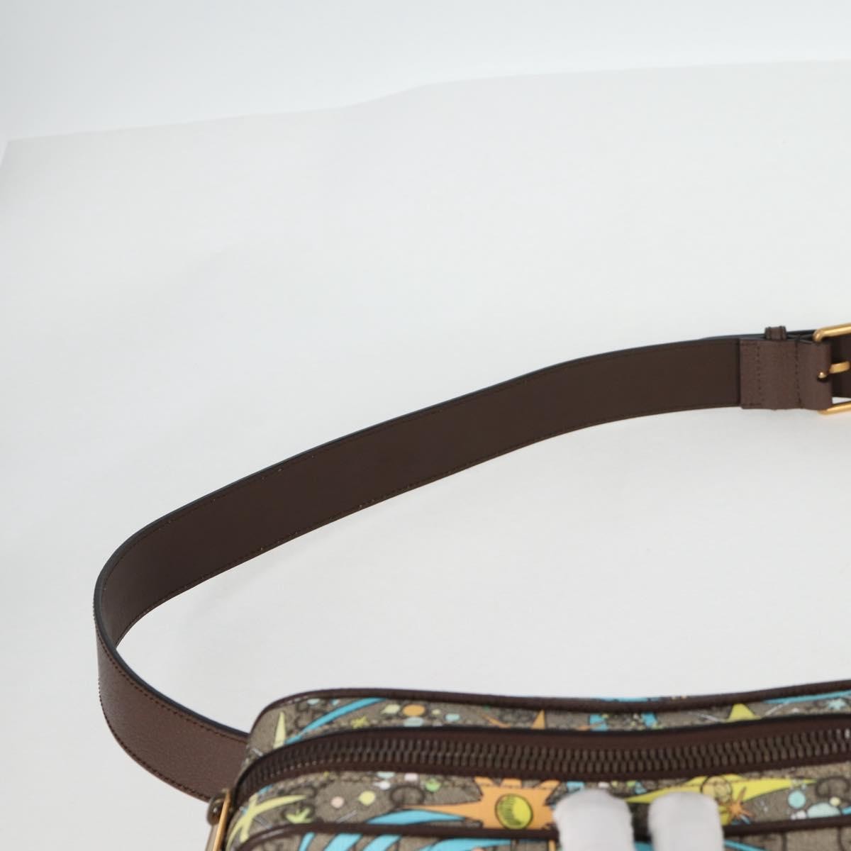 Gucci Disney Donald Duck Belt Bag Printed Gg Coated Canvas Beige Pvc Shoulder Bag Bag