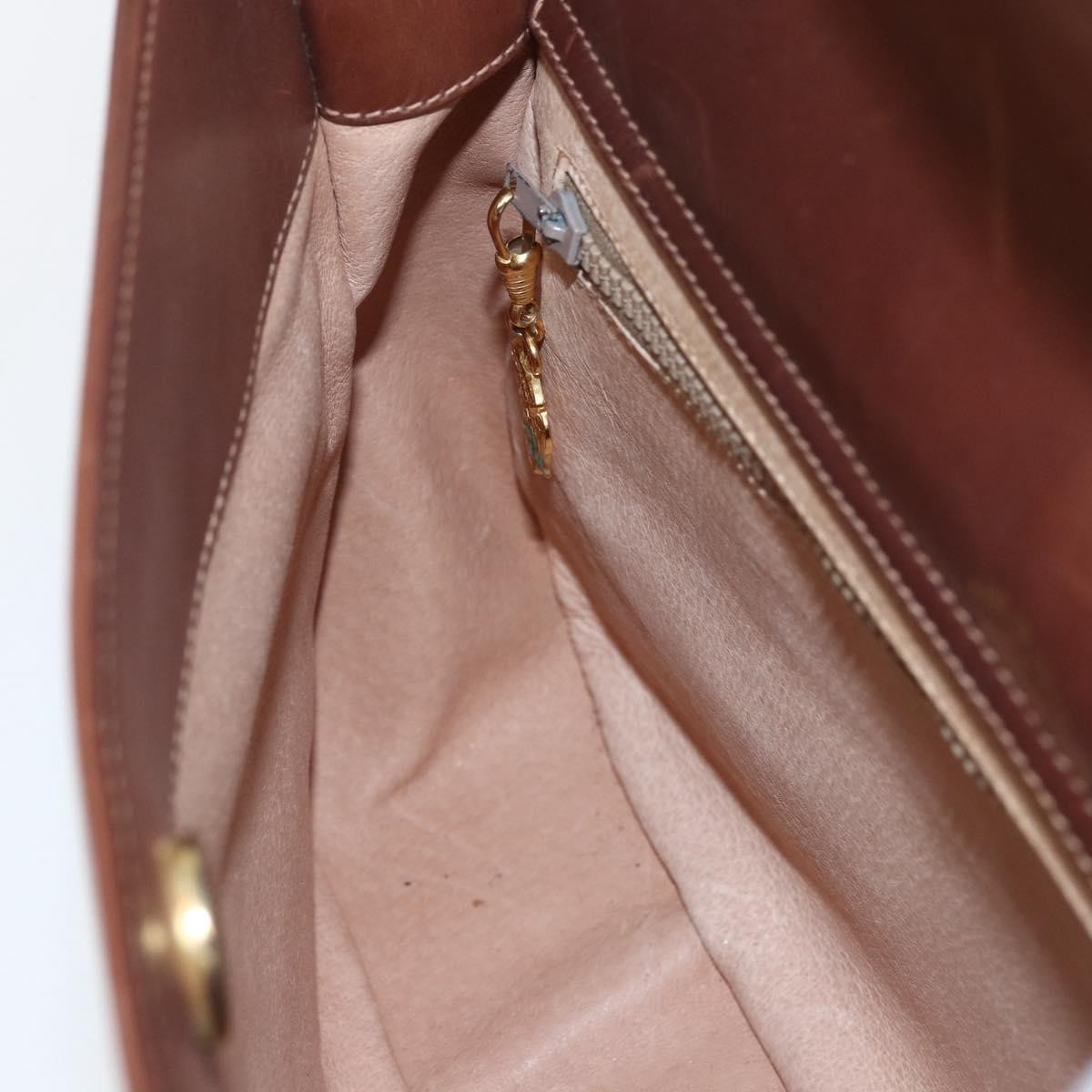 Gucci Sherry Line Shoulder Bag Leather Brown Leather Shoulder Bag Bag