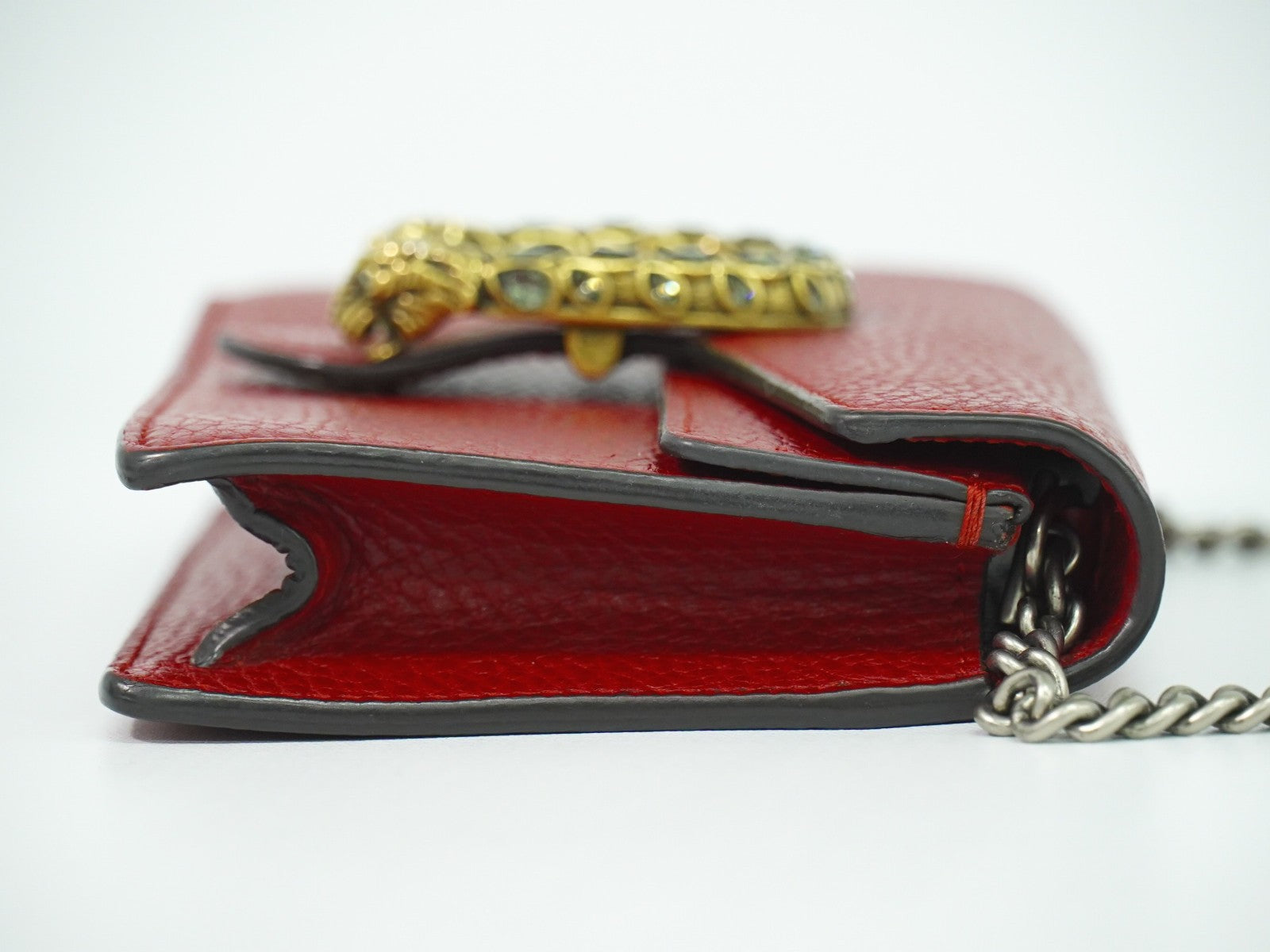 Gucci Dionysus Bag Leather Red Leather Crossbody Bag Bag