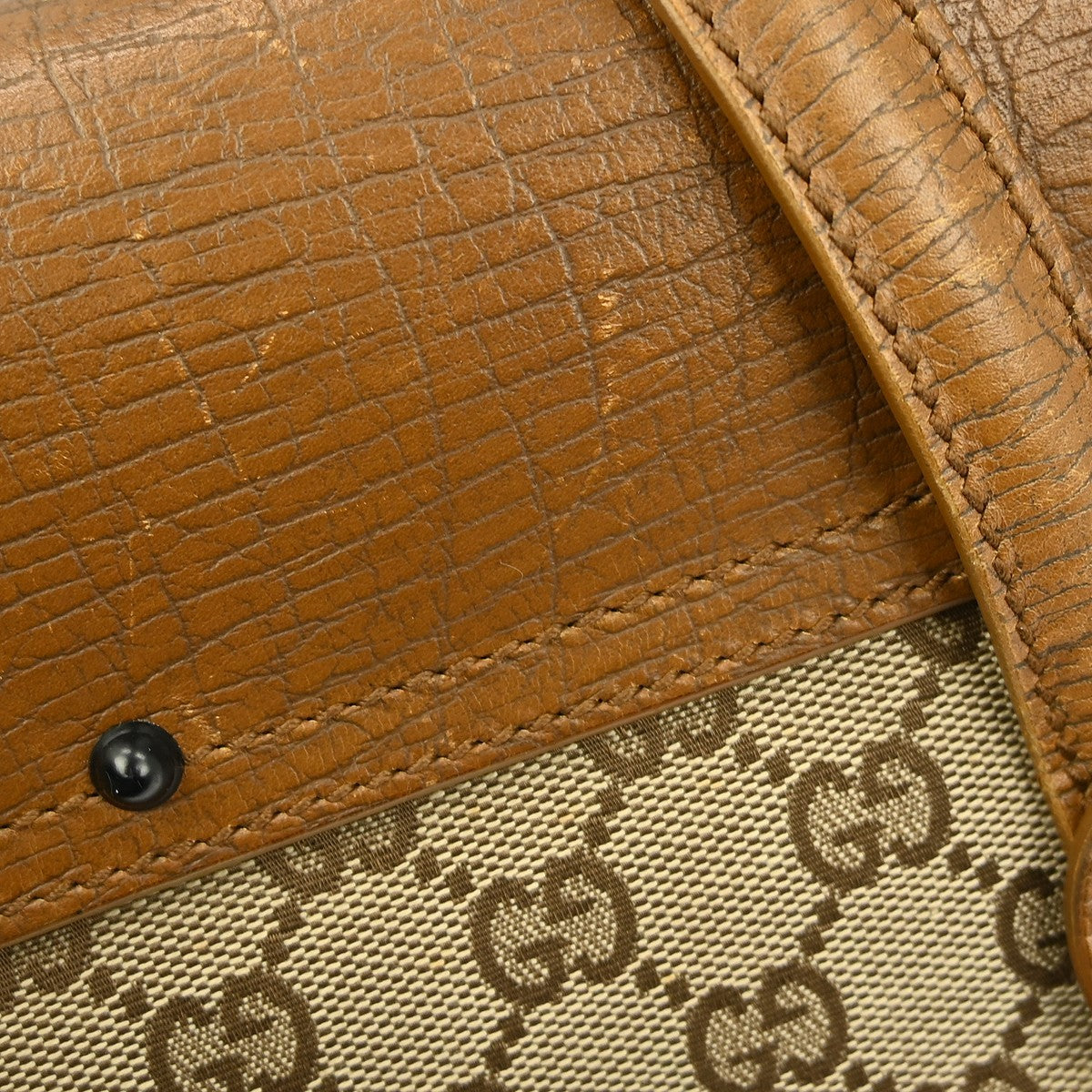 Gucci Bamboo Bullet Bag Gg Canvas Brown Canvas Shoulder Bag Bag