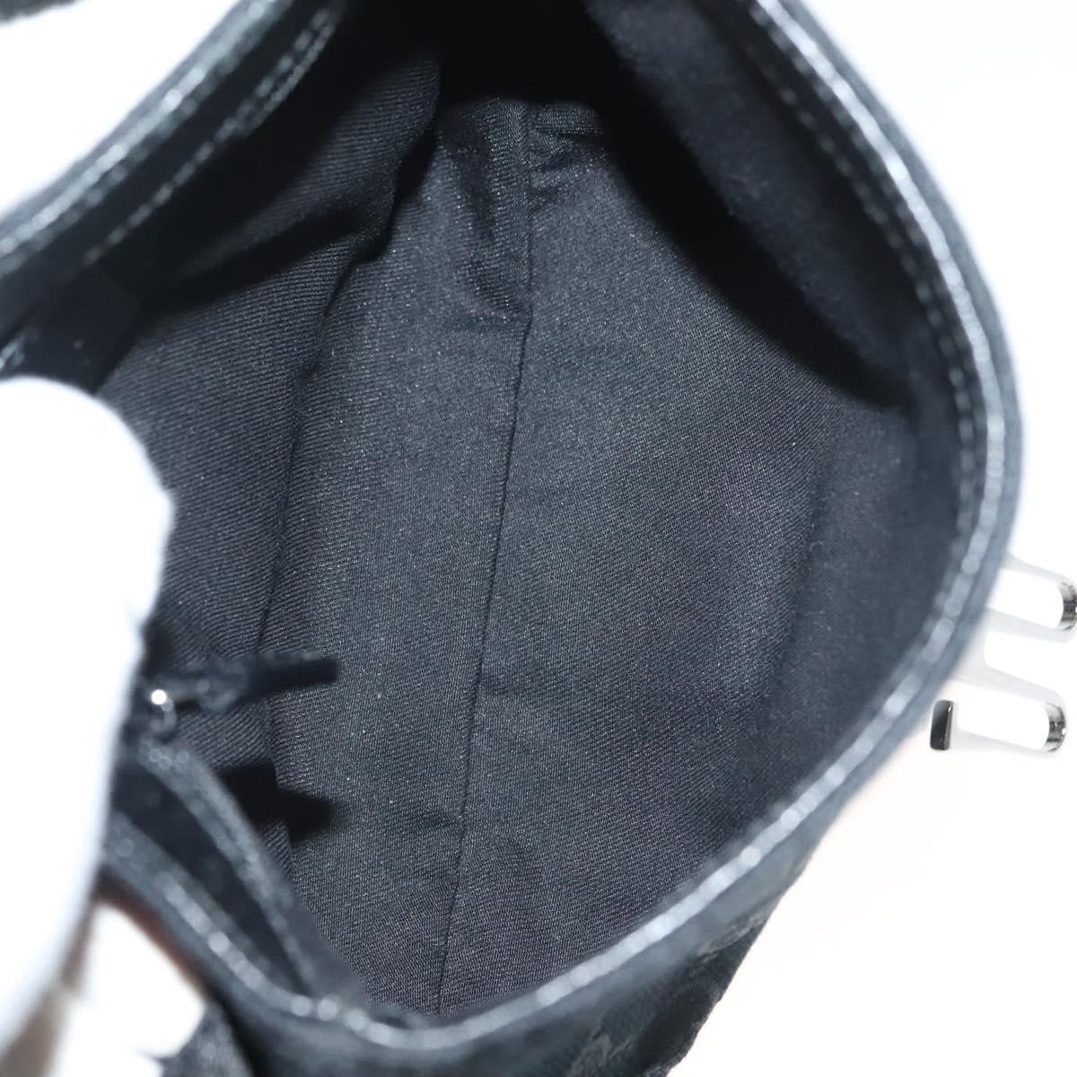 Gucci Buckle Belt Bag Gg Canvas Black Canvas Bag