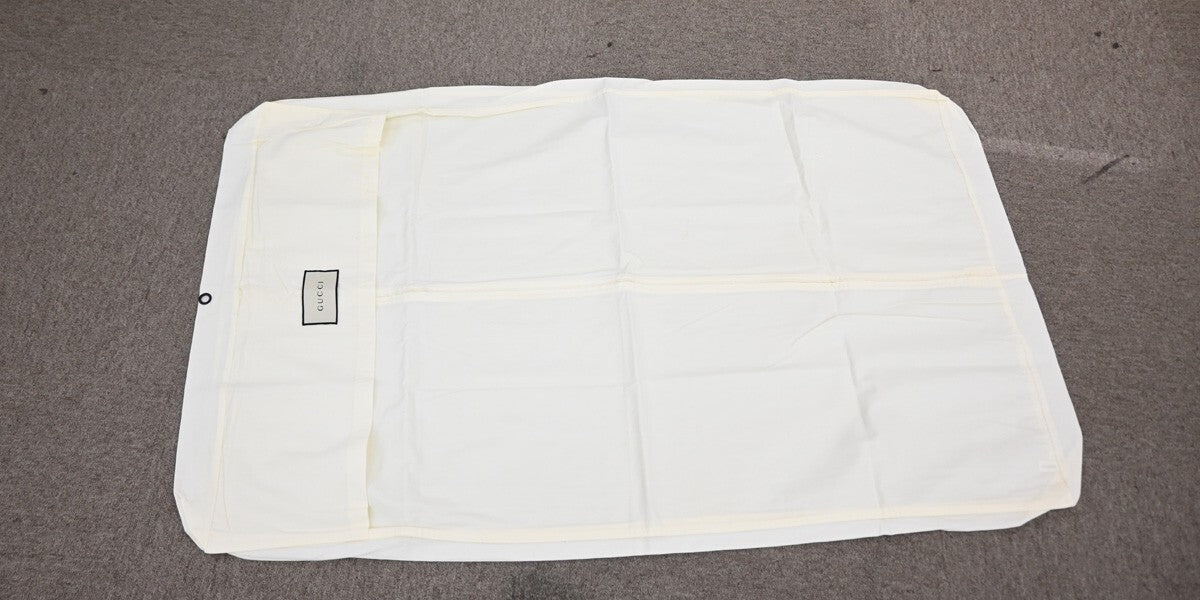 Gucci Garment Cases Canvas And Cotton Beige Canvas Bag