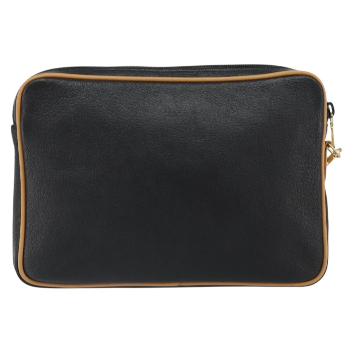 Gucci Clutch Bag Leather Black Leather Clutche & Pouche Bag