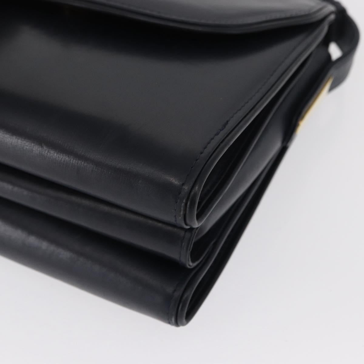 Gucci Shoulder Bag Leather Navy Leather Shoulder Bag Bag