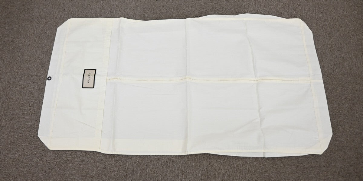 Gucci Garment Cases Canvas And Cotton Beige Canvas Bag