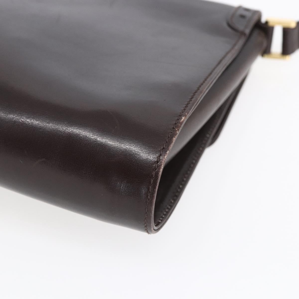 Gucci Shoulder Bag Leather Brown Leather Shoulder Bag Bag