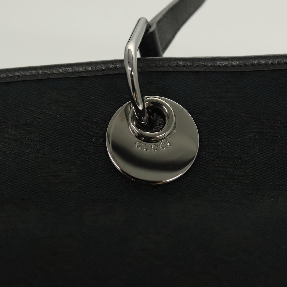 Gucci Eclipse Tote Gg Canvas Black Canvas Tote Bag Bag
