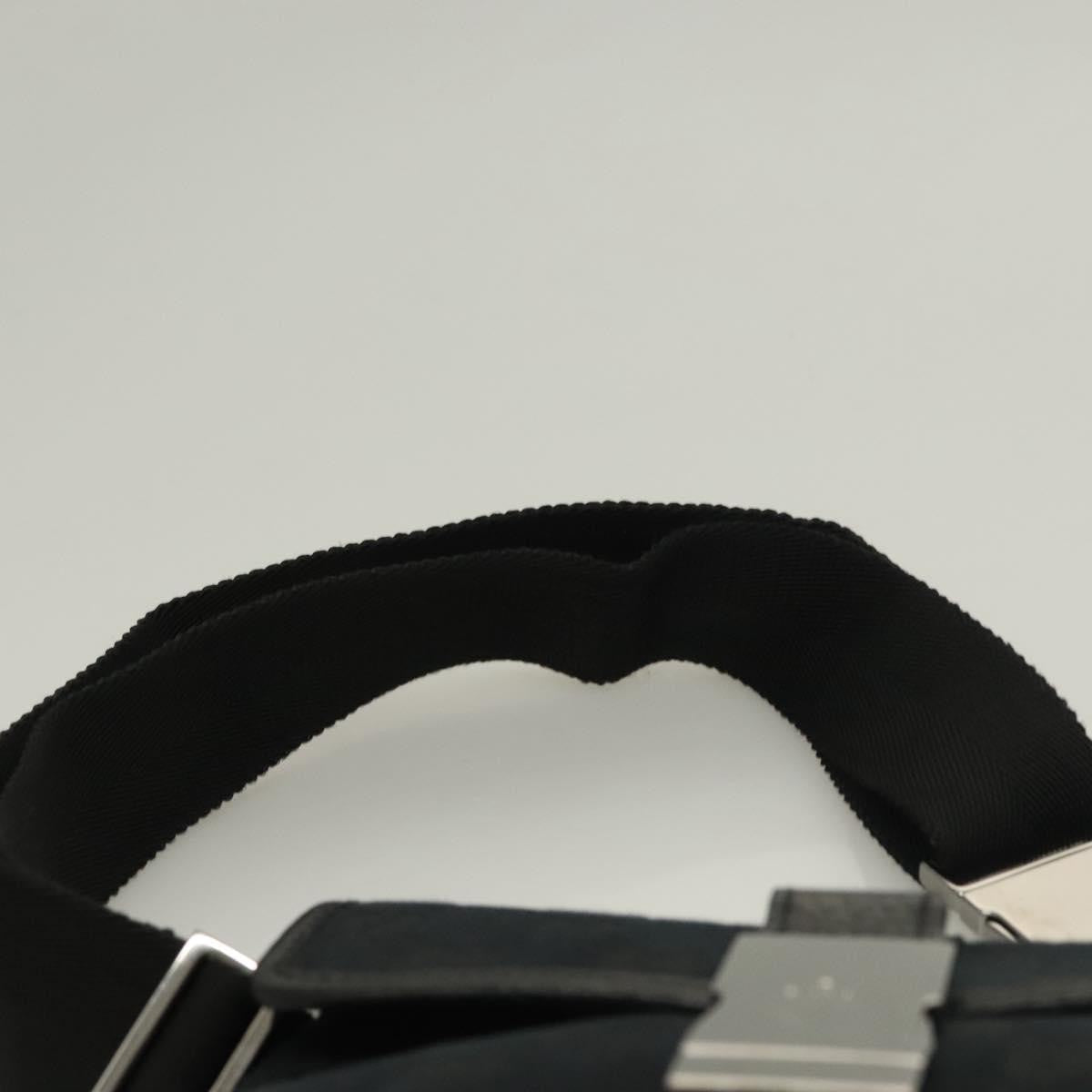 Gucci Buckle Belt Bag Gg Canvas Black Canvas Bag