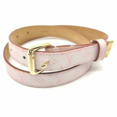 Louis Vuitton Ceinture Cherry Blossom Belt Goldtone