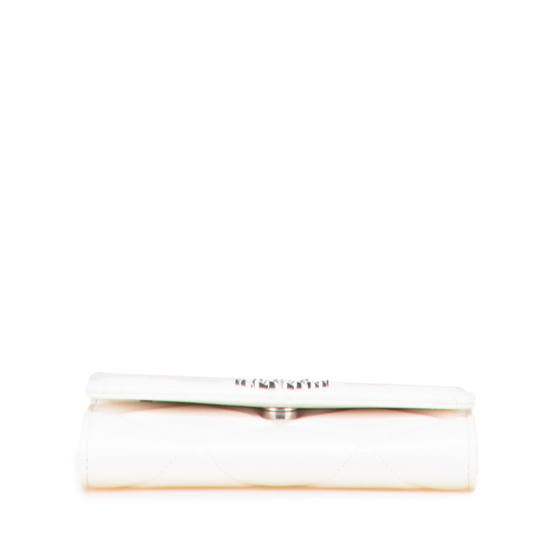 Chanel CHANEL19 Matelassé Lambskin Trifold Wallet