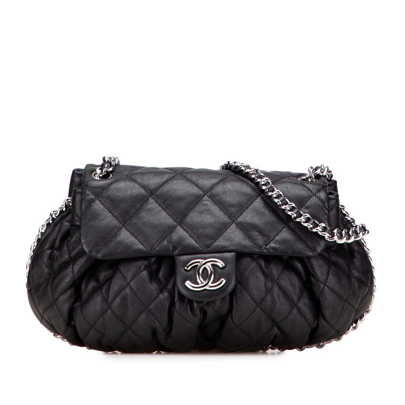 Chanel Chain Around Matelasse Lambskin Shoulder Bag