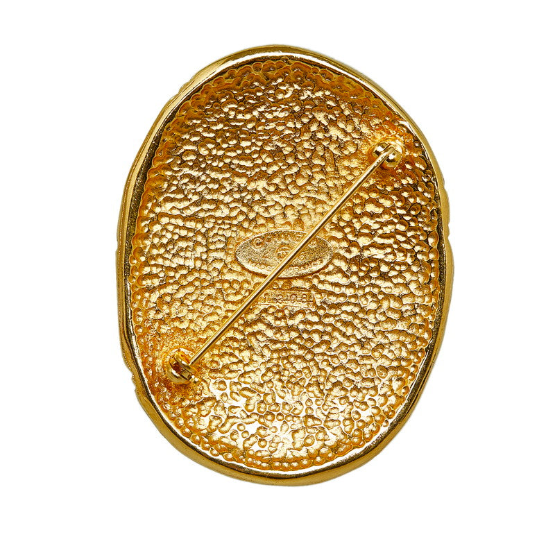 Chanel Gold Plated Crown Coco Mark Brooch Bag