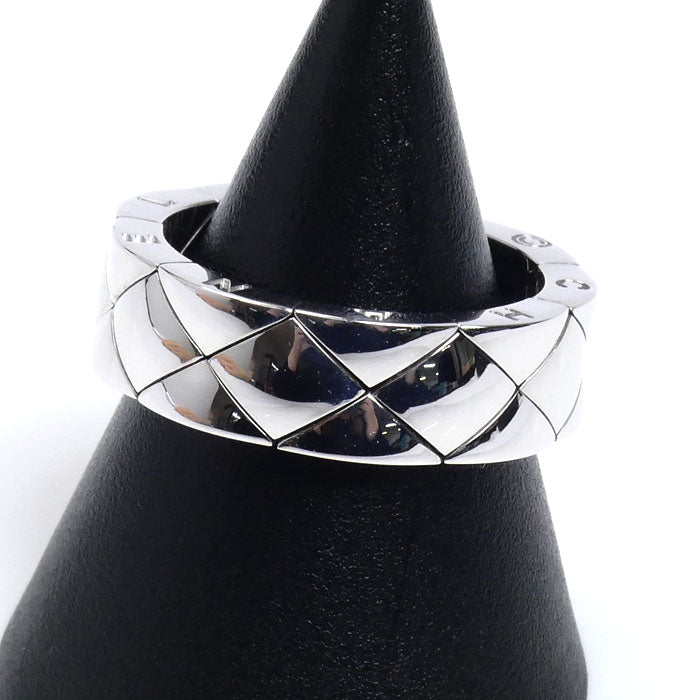 Chanel Matelasse Au750 Ring