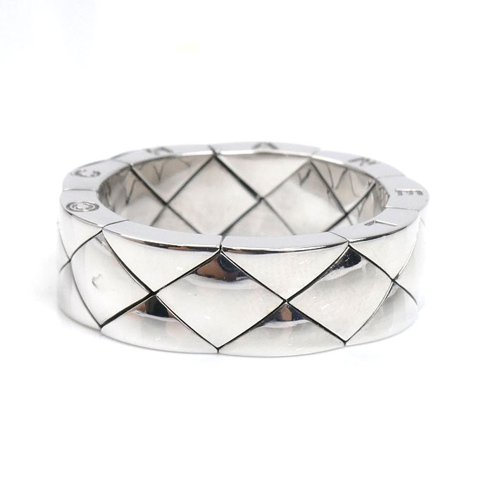 Chanel Matelasse Au750 Ring